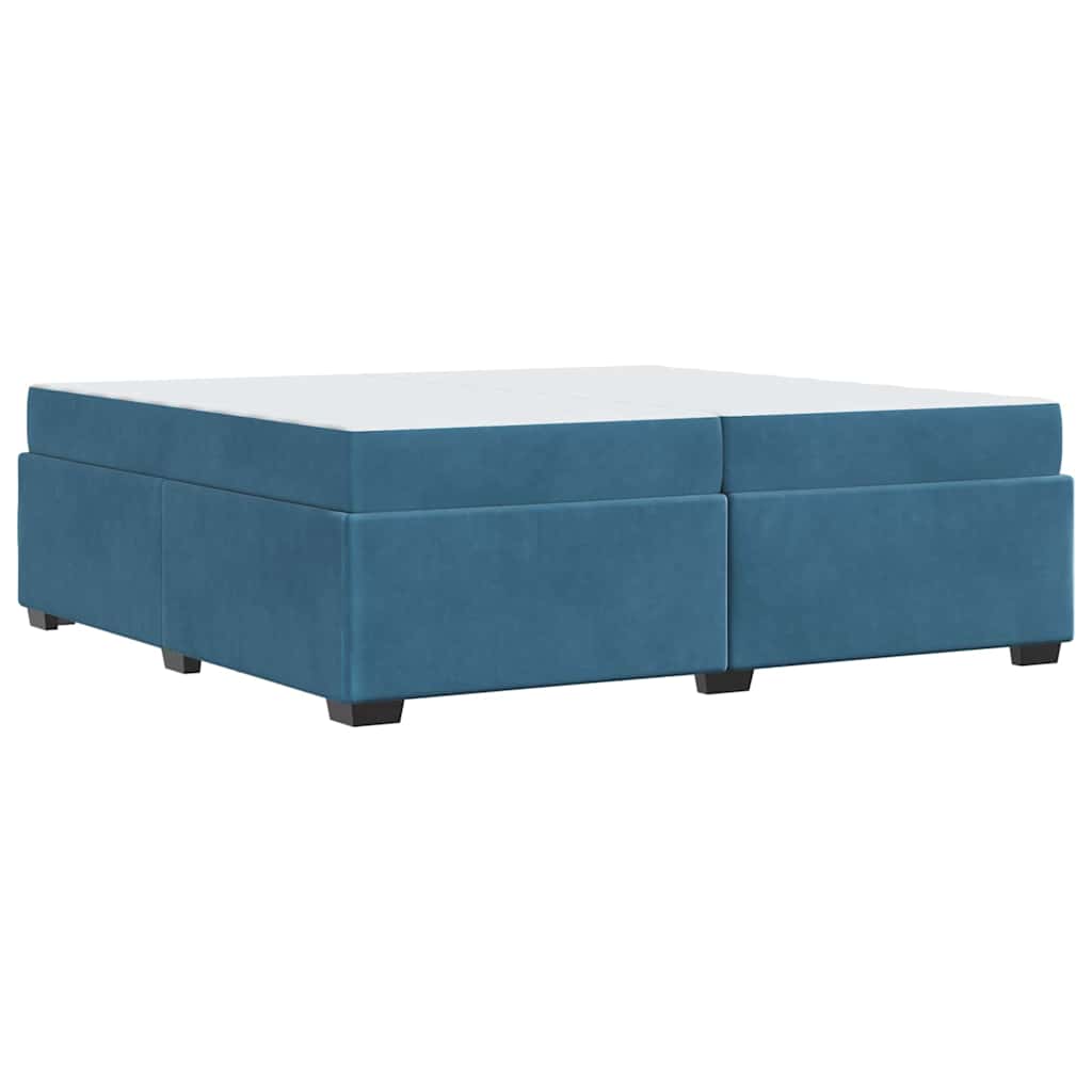 Struttura del letto Blu Scuro 200 x 200 cm Tessuto 3399312