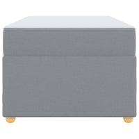 vidaXL Struttura del letto Grigio chiaro 80 x 200 cm Tessuto