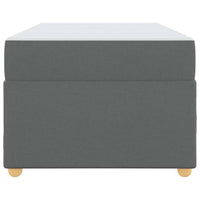 vidaXL Struttura del letto Grigio scuro 80 x 200 cm Tessuto