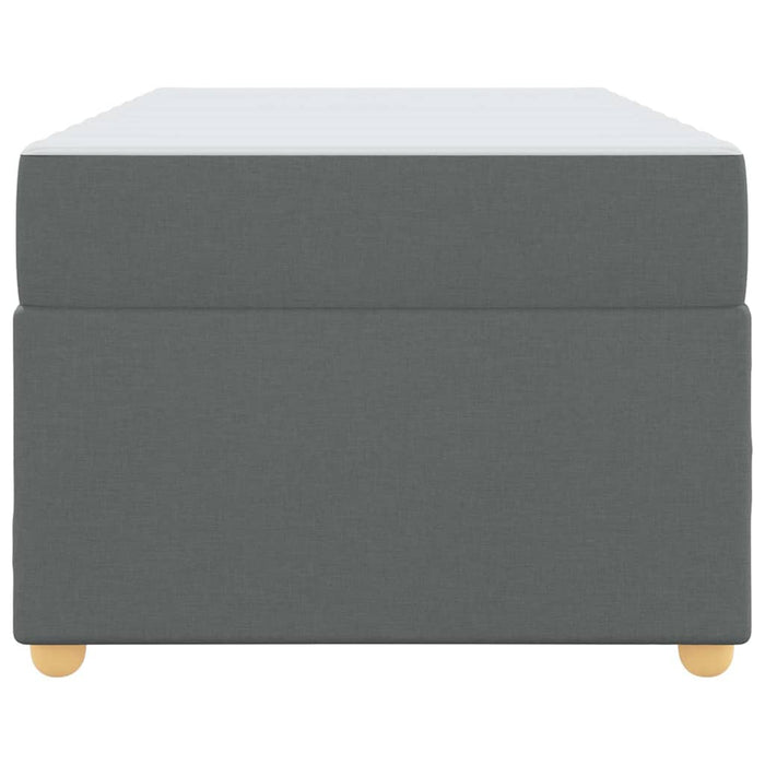 vidaXL Struttura del letto Grigio scuro 80 x 200 cm Tessuto