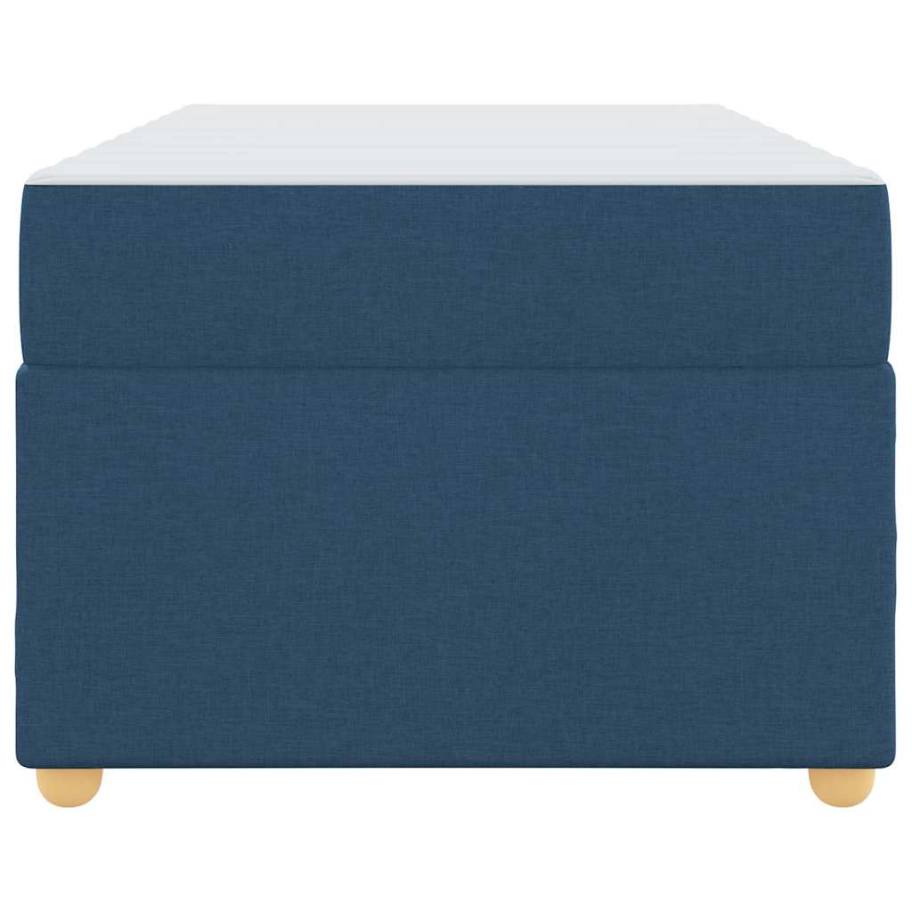 vidaXL Struttura del letto con materasso Blu 80 x 200 cm Tessuto