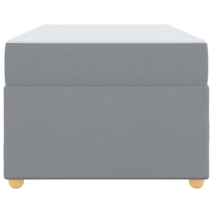 vidaXL Struttura del letto Grigio chiaro 90 x 190 cm Tessuto