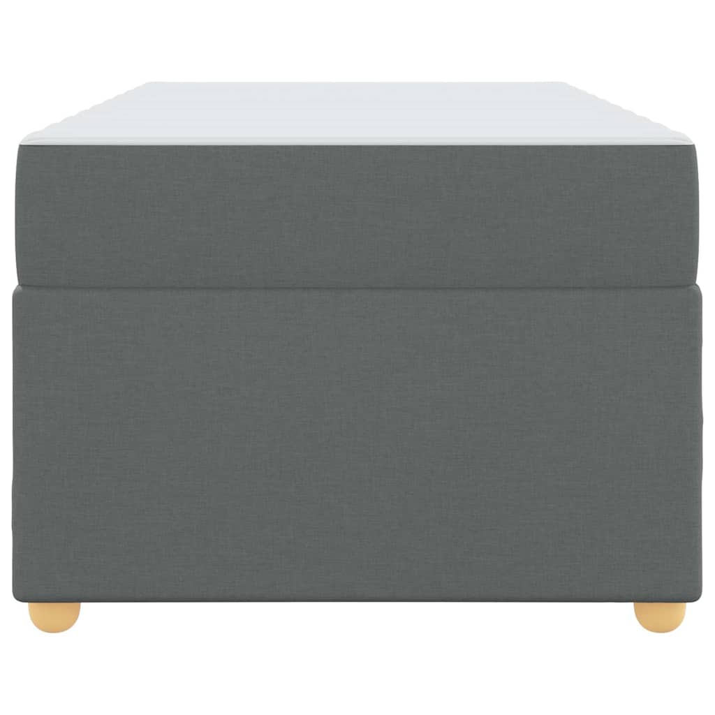 vidaXL Struttura del letto Grigio scuro 90 x 200 cm Tessuto