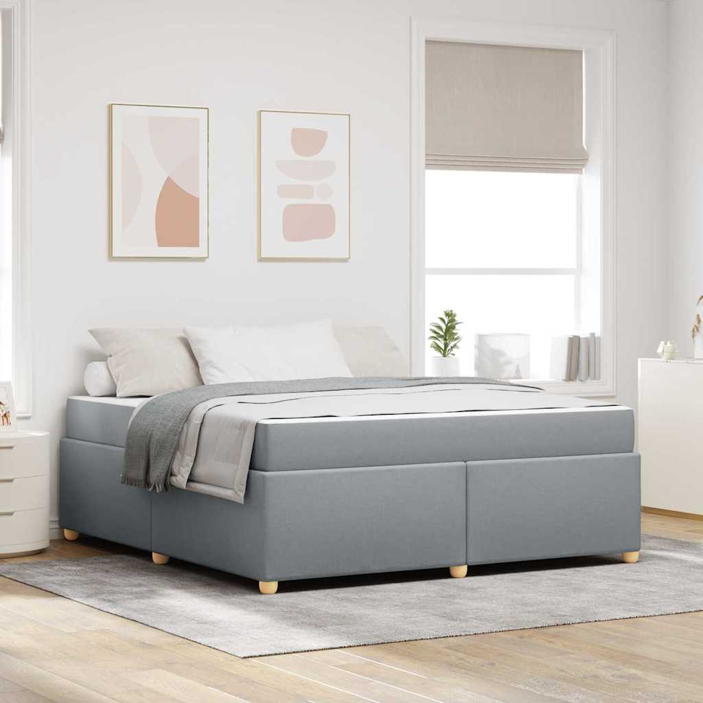 vidaXL Struttura del letto Grigio chiaro 180 x 200 cm Tessuto