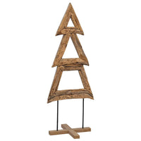 Albero di Natale Marrone 90 cm Legno massello di teak 42017926