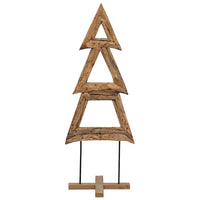 Albero di Natale Marrone 90 cm Legno massello di teak 42017926