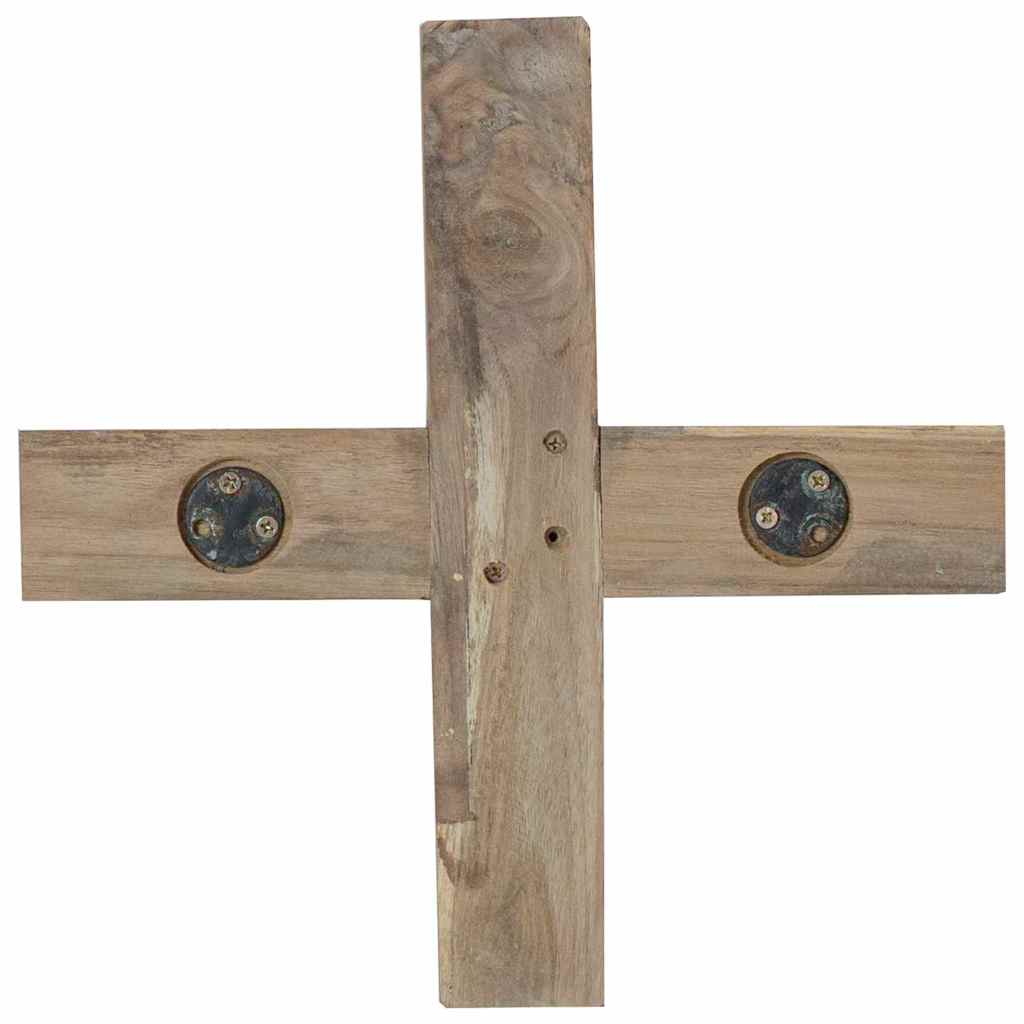 Albero di Natale Marrone 120 cm Legno massello di teak 42017927