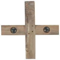 Albero di Natale Marrone 120 cm Legno massello di teak 42017927