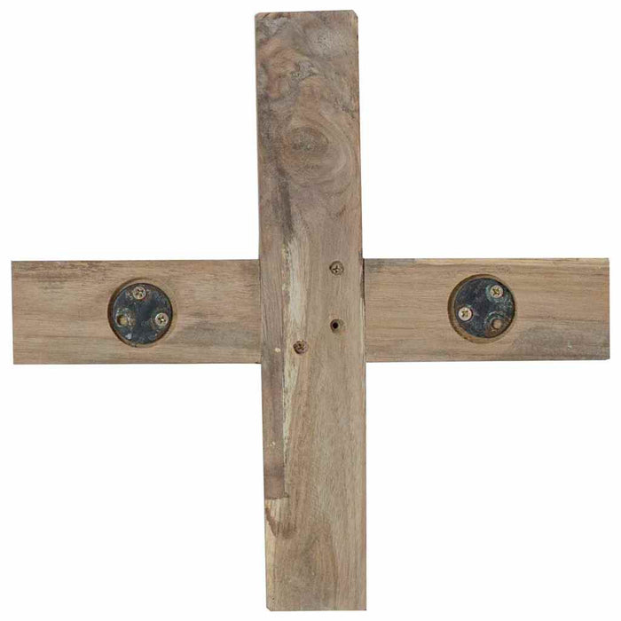 Albero di Natale Marrone 120 cm Legno massello di teak 42017927