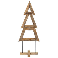Albero di Natale Marrone 150 cm Legno massello di teak 42017928