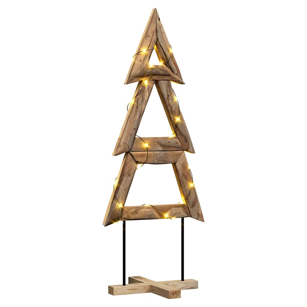 Albero di Natale Marrone 150 cm Legno massello di teak 42017928
