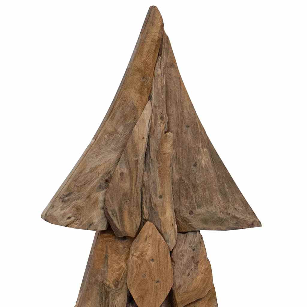 Albero di Natale Marrone 90 cm Legno massello di teak 42017930