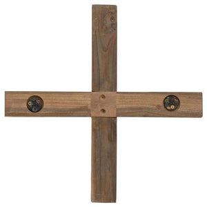 Albero di Natale Marrone 90 cm Legno massello di teak 42017930