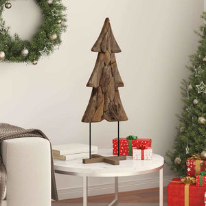 Albero di Natale Marrone 90 cm Legno massello di teak 42017930