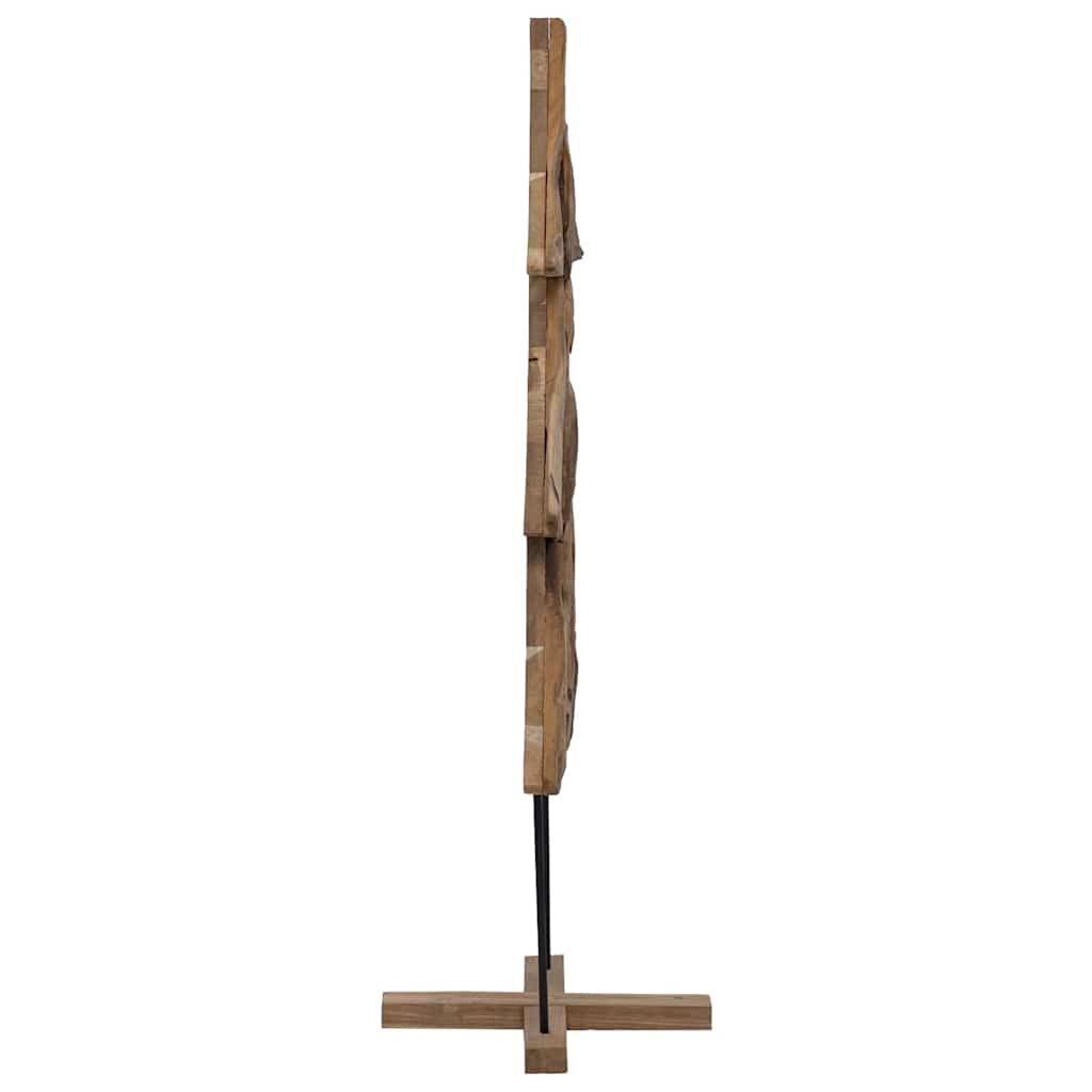 Albero di Natale Marrone 90 cm Legno massello di teak 42017930