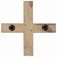 Albero di Natale Marrone 120 cm Legno massello di teak 42017931