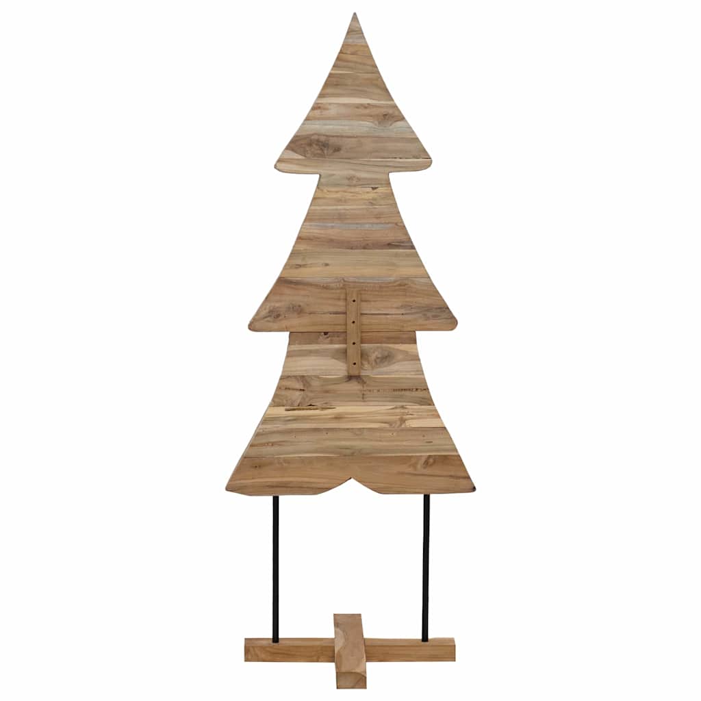 Albero di Natale Marrone 150 cm Legno massello di teak 42017932