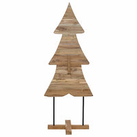 Albero di Natale Marrone 150 cm Legno massello di teak 42017932