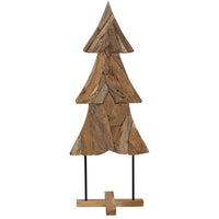 Albero di Natale Marrone 150 cm Legno massello di teak 42017932