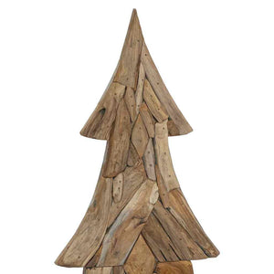 Albero di Natale Marrone 180 cm Legno massello di teak 42017933