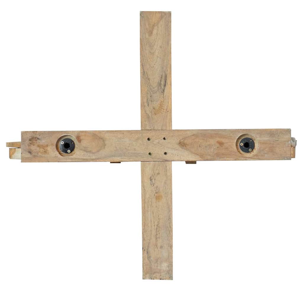 Albero di Natale Marrone 180 cm Legno massello di teak 42017933