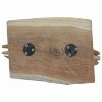 Stella di Natale Marrone 30 x 5 x 45 cm Legno di teak solido 42017934