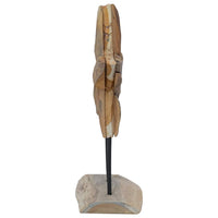 Stella di Natale Marrone 30 x 5 x 45 cm Legno di teak solido 42017934