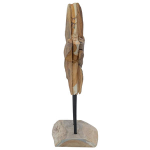 Stella di Natale Marrone 30 x 5 x 45 cm Legno di teak solido 42017934