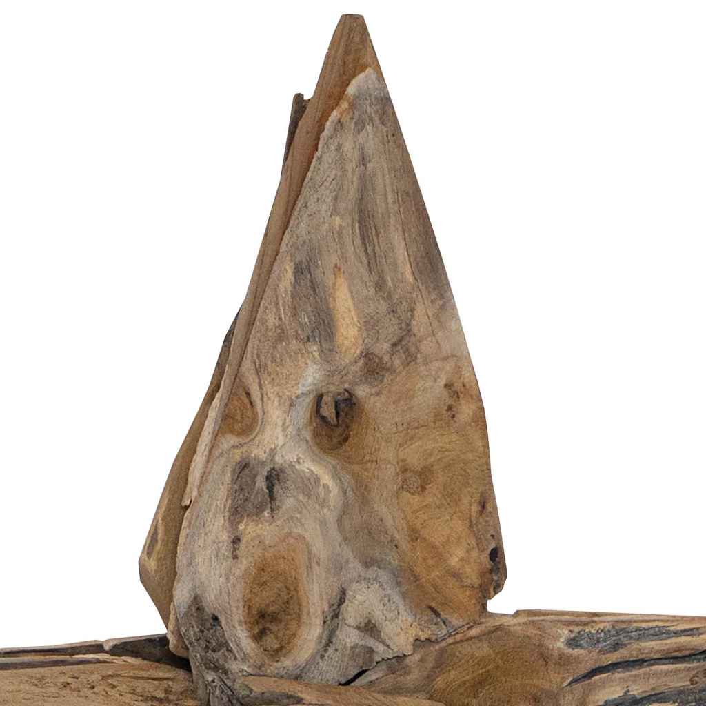 Stella di Natale Marrone 60 x 5 x 75 cm Legno di teak solido 42017936