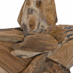 Stella di Natale Marrone 60 x 5 x 75 cm Legno di teak solido 42017936