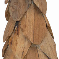 Albero di Natale Marrone 50 cm Legno massello di teak 42017937