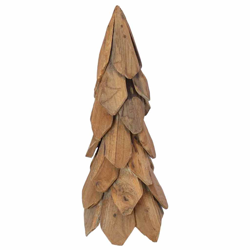 Albero di Natale Marrone 50 cm Legno massello di teak 42017937