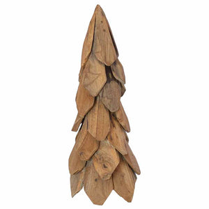 Albero di Natale Marrone 50 cm Legno massello di teak 42017937