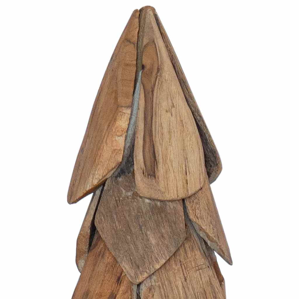 Albero di Natale Marrone 80 cm Legno massello di teak 42017938