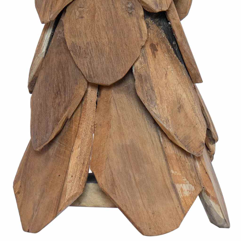 Albero di Natale Marrone 80 cm Legno massello di teak 42017938