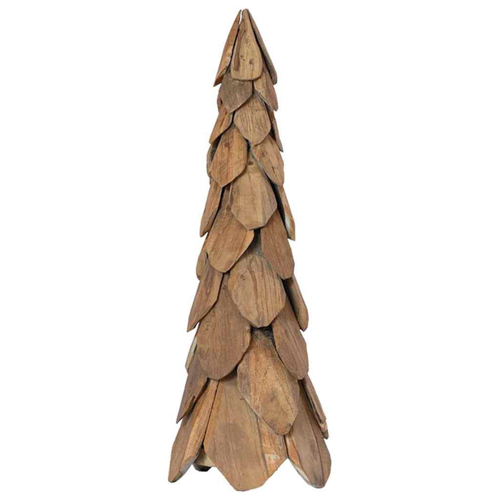 Albero di Natale Marrone 80 cm Legno massello di teak 42017938