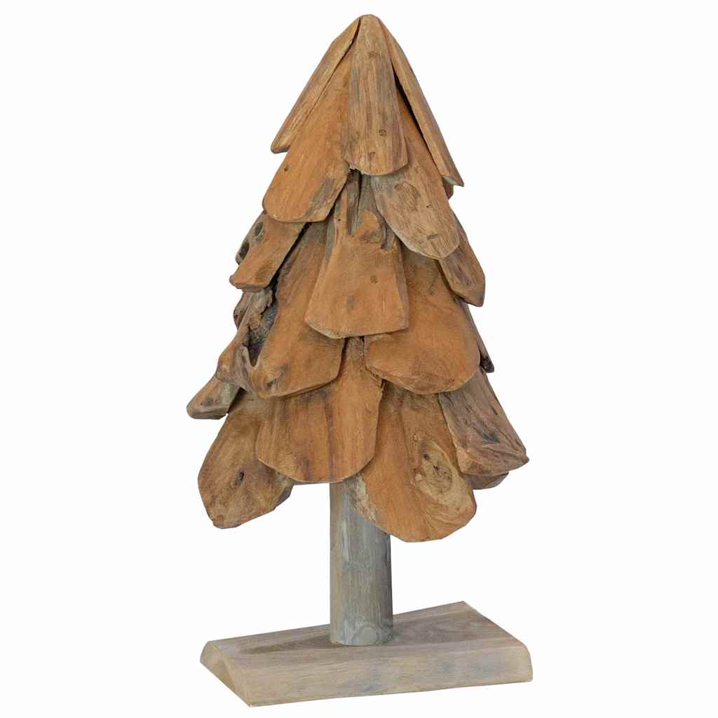 Albero di Natale Marrone 60 cm Legno massello di teak 42017940