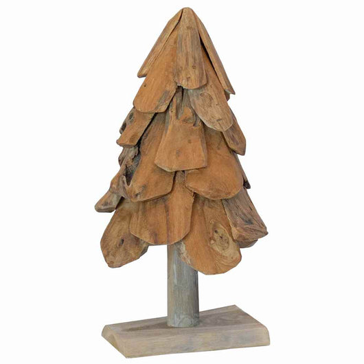 Albero di Natale Marrone 60 cm Legno massello di teak 42017940