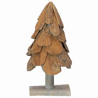 Albero di Natale Marrone 60 cm Legno massello di teak 42017940