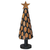 Albero di Natale Marrone 60 cm Legno massello di teak 42017943