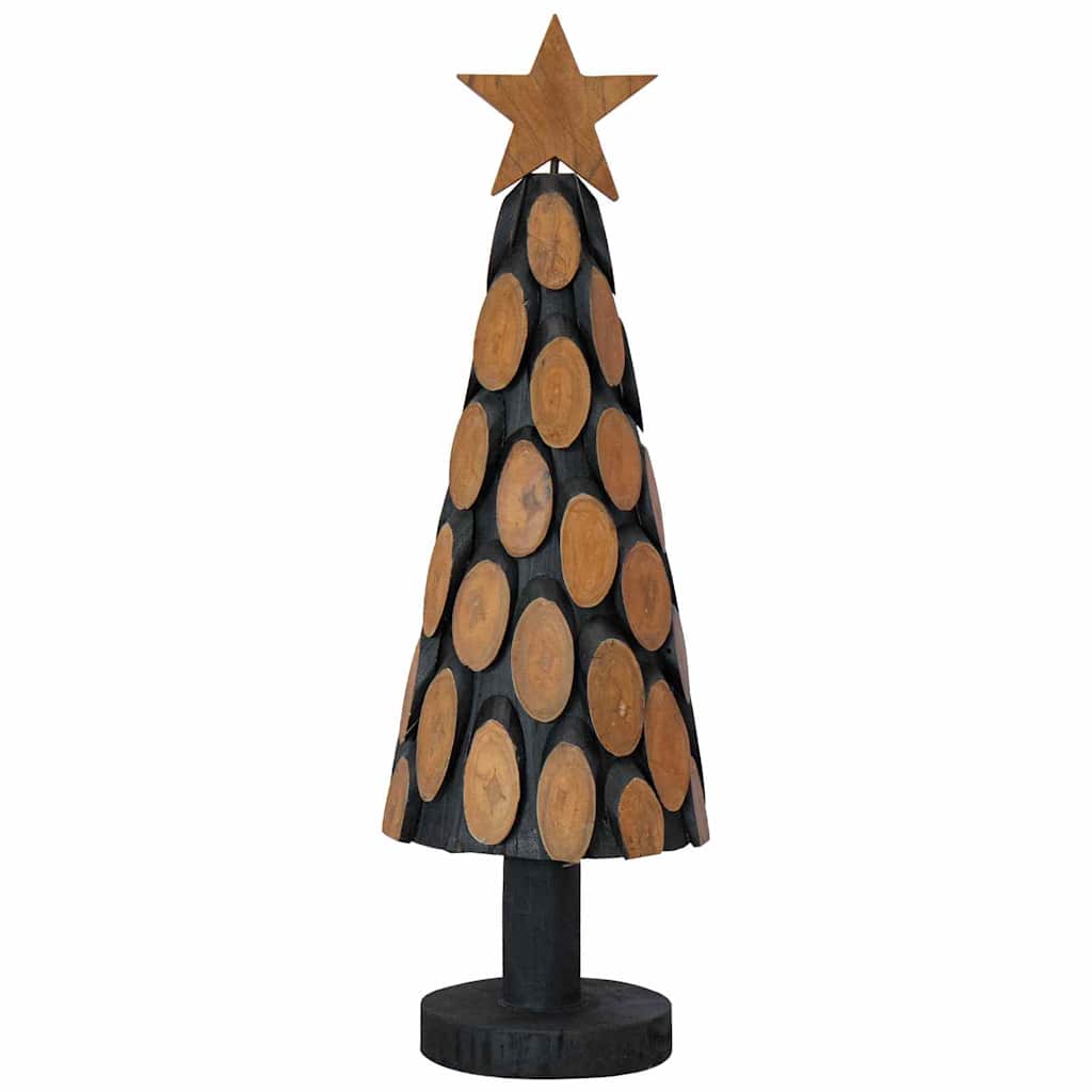Albero di Natale Marrone 60 cm Legno massello di teak 42017943