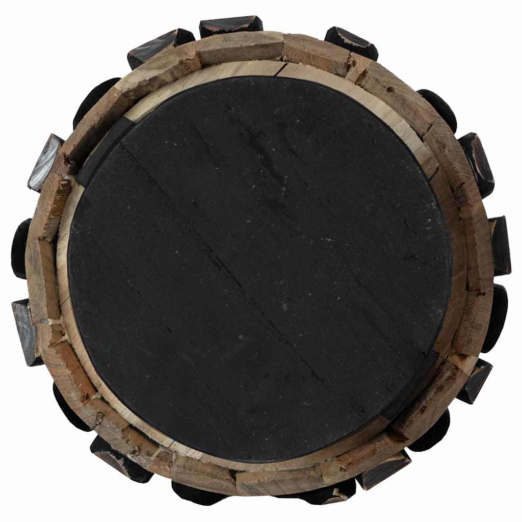 Albero di Natale Marrone 90 cm Legno massello di teak 42017944