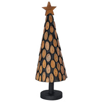 Albero di Natale Marrone 90 cm Legno massello di teak 42017944