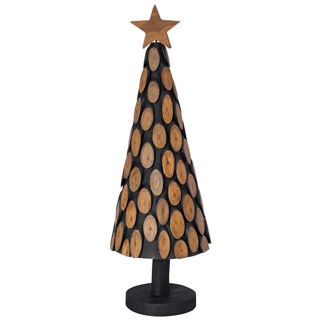 Albero di Natale Marrone 90 cm Legno massello di teak 42017944