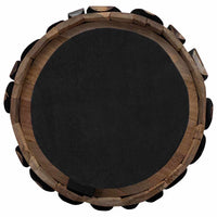 Albero di Natale Marrone 120 cm Legno massello di teak 42017945