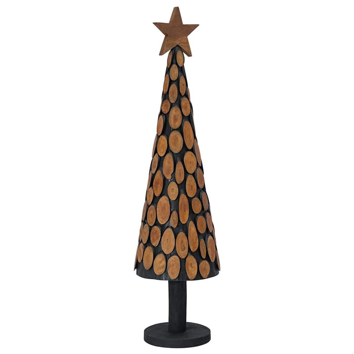Albero di Natale Marrone 120 cm Legno massello di teak 42017945