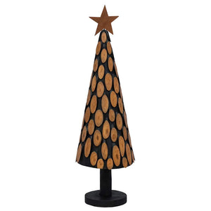 Albero di Natale Marrone 150 cm Legno massello di teak 42017946