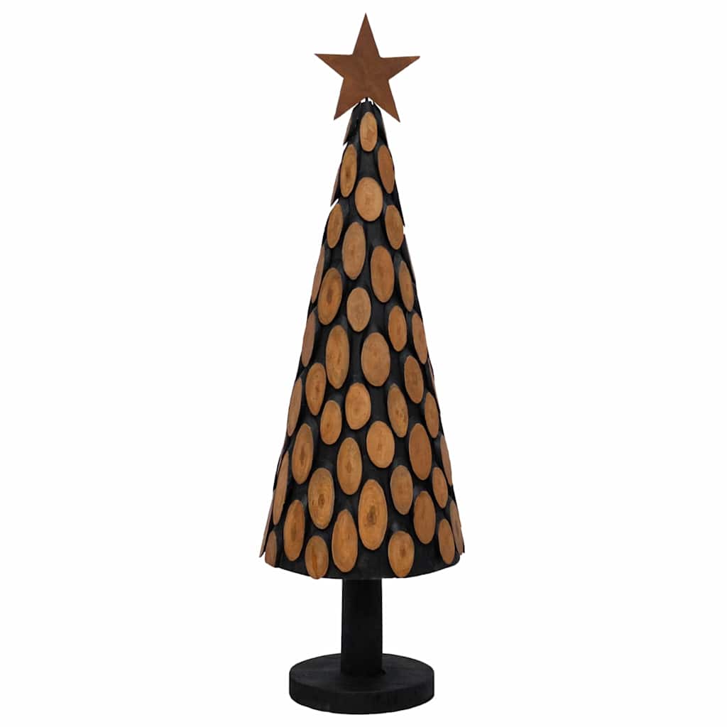 Albero di Natale Marrone 150 cm Legno massello di teak 42017946