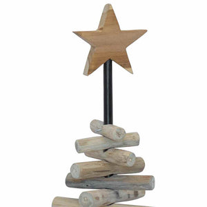 Albero di Natale Marrone 60 cm Legno massello di teak 42017947