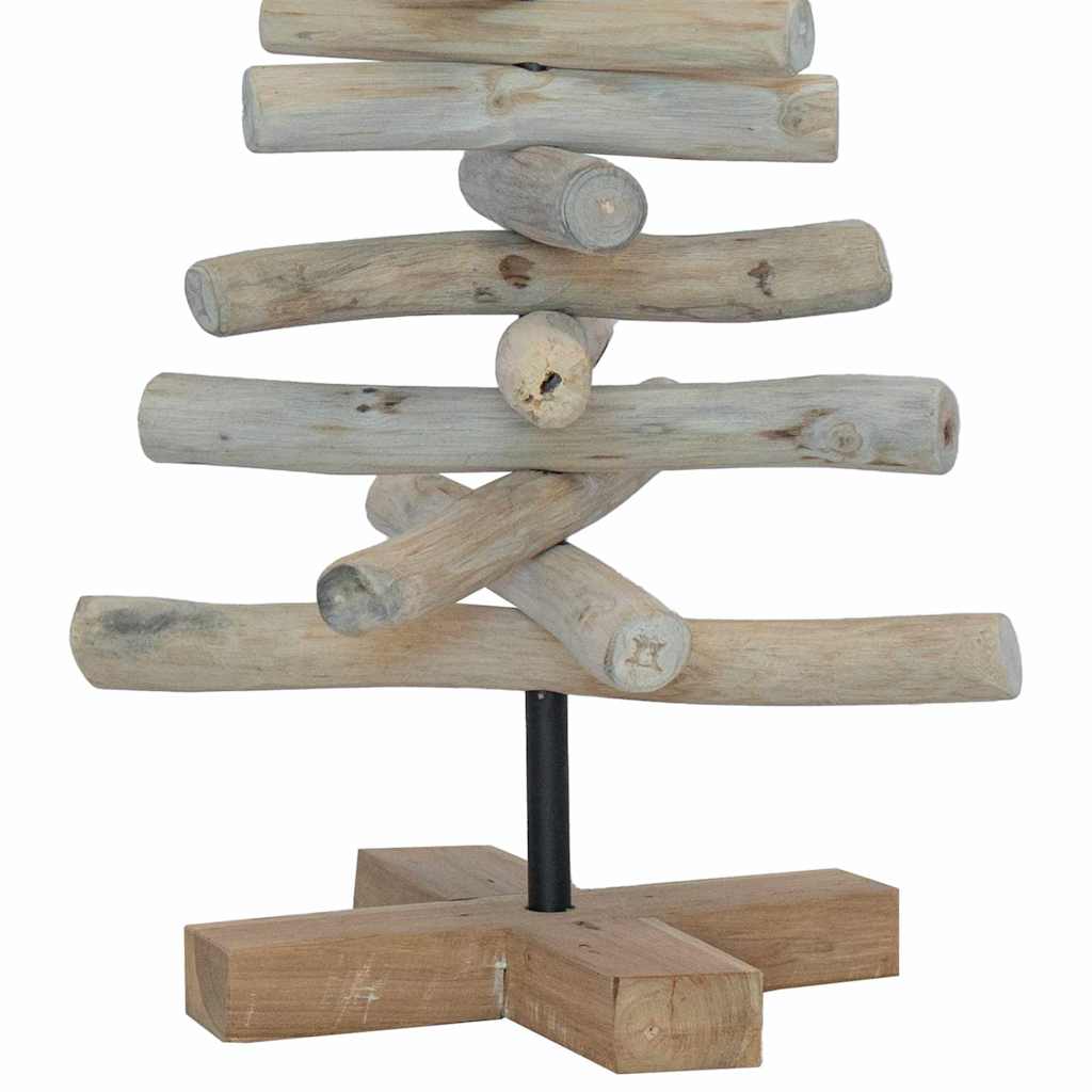 Albero di Natale Marrone 60 cm Legno massello di teak 42017947